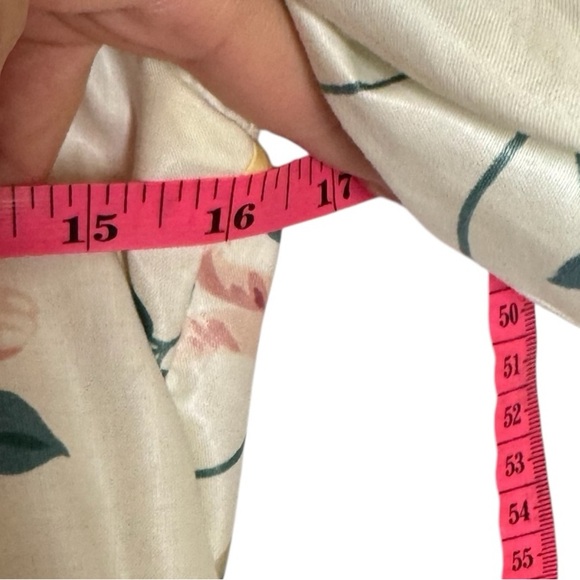 🌸 Vintage 80s‎ Floral Puff Sleeve Prairie Cottagecore Maxi Dress XS Small 🌸 - Picture 7 of 7